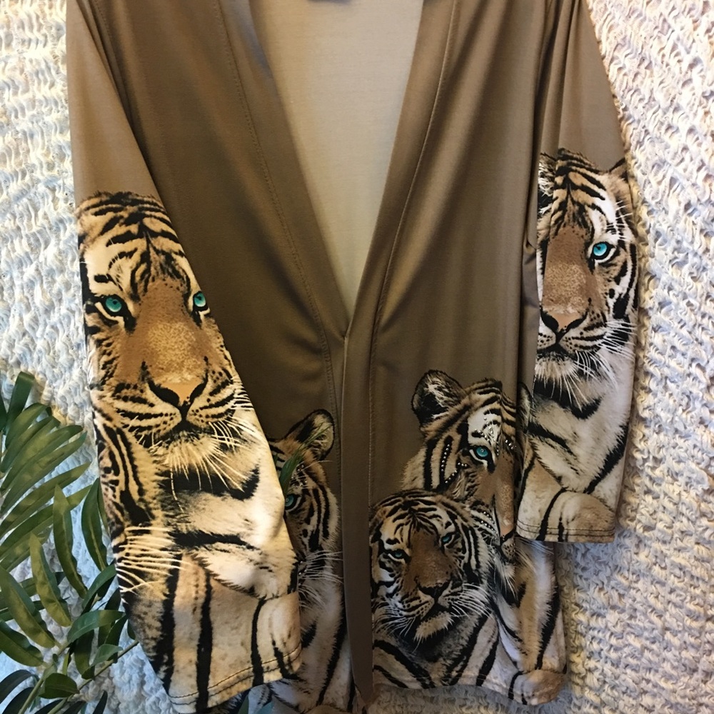 Versatile open front caftan cover up by VALENTINA